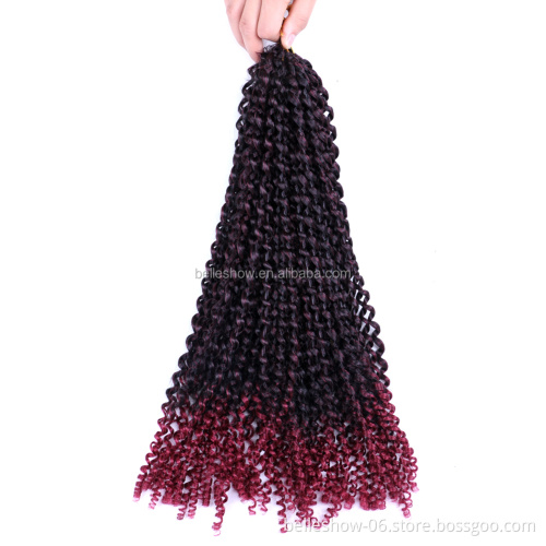 Hot sell Natural Spring Twist Braiding Fluffy Hair Passion Twist Hair red passion twist hair